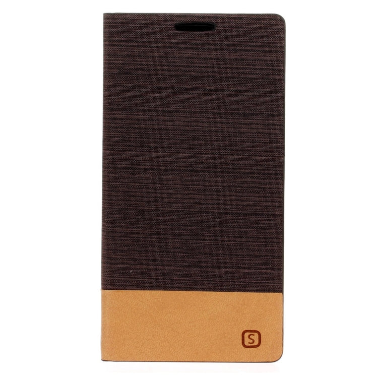 For Galaxy J5 (2016) / J510 Canvas Pattern PU + TPU Horizontal Flip Leather Case with Holder & Card Slots