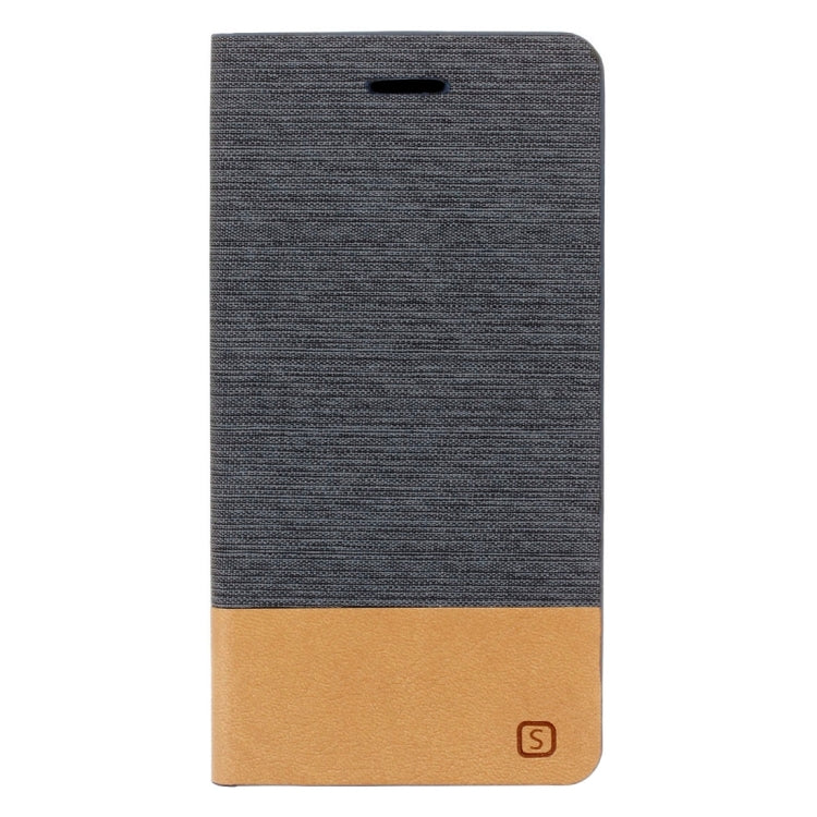 For Galaxy J7 (2016) / J710 Canvas Pattern PU + TPU Horizontal Flip Leather Case with Holder & Card Slots