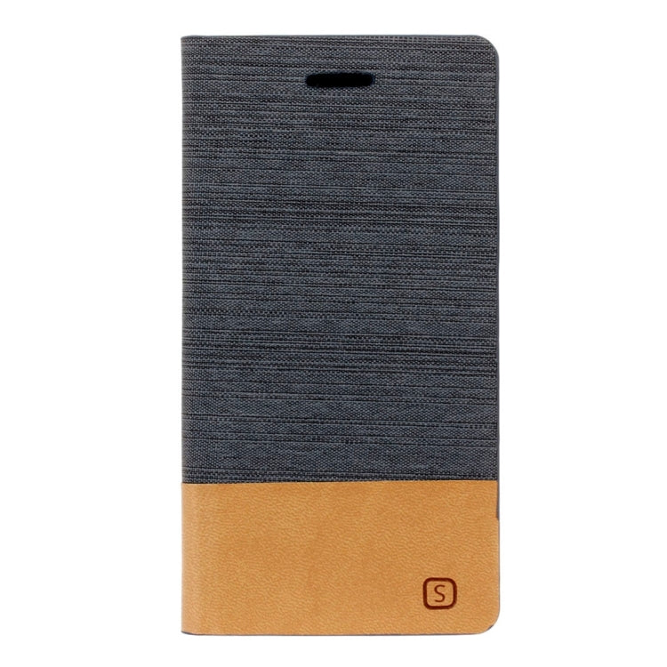 For Galaxy J1 (2016) / J120 Canvas Pattern PU + TPU Horizontal Flip Leather Case with Holder & Card Slots