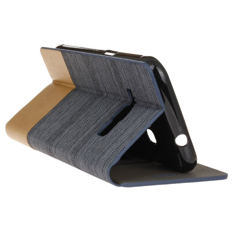 For Galaxy J1 (2016) / J120 Canvas Pattern PU + TPU Horizontal Flip Leather Case with Holder & Card Slots