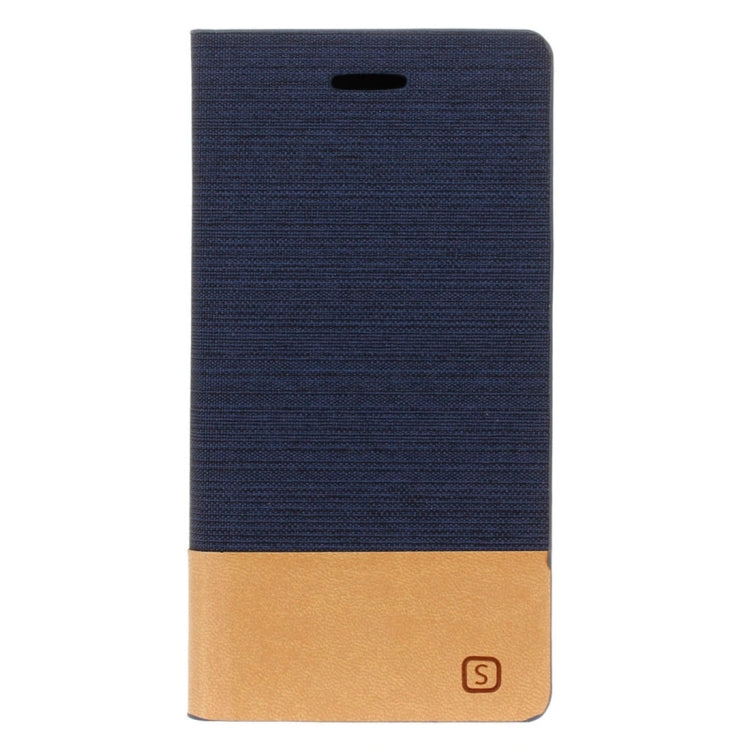 For Galaxy J1 (2016) / J120 Canvas Pattern PU + TPU Horizontal Flip Leather Case with Holder & Card Slots