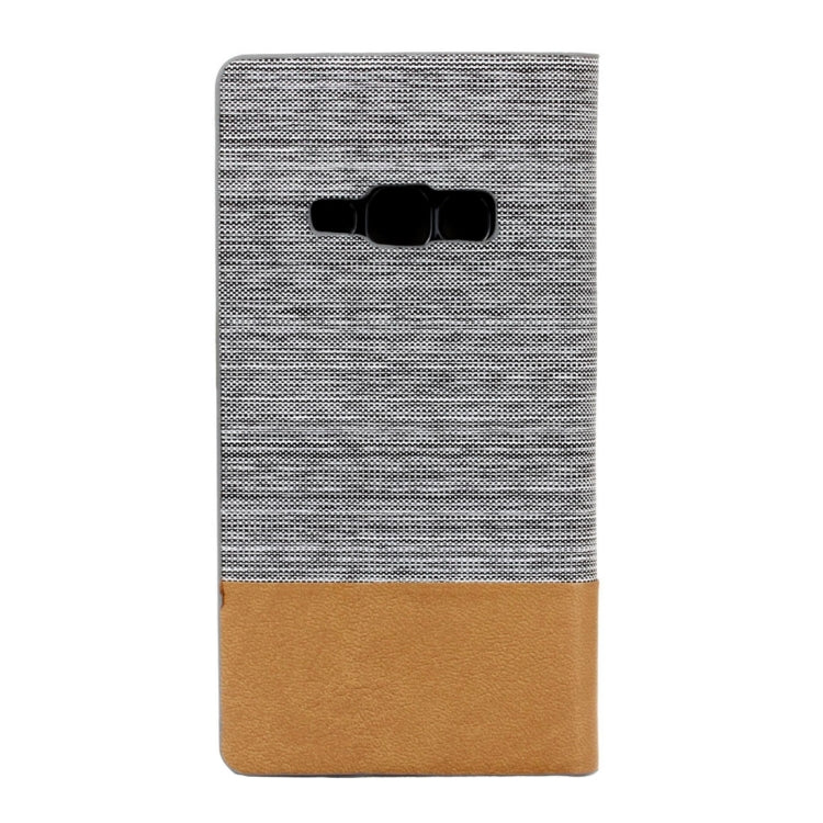 For Galaxy J1 (2016) / J120 Canvas Pattern PU + TPU Horizontal Flip Leather Case with Holder & Card Slots