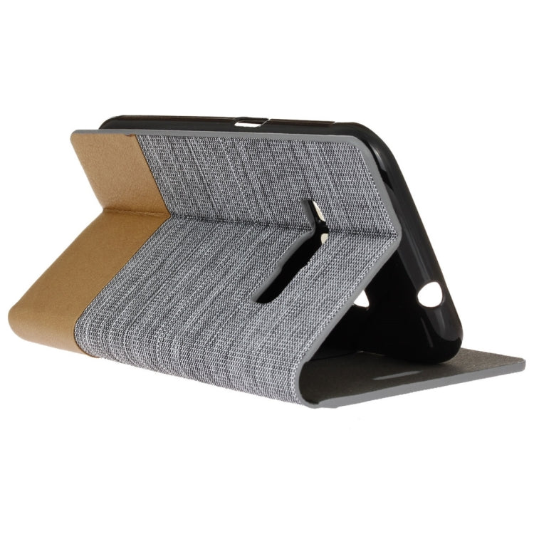 For Galaxy J1 (2016) / J120 Canvas Pattern PU + TPU Horizontal Flip Leather Case with Holder & Card Slots