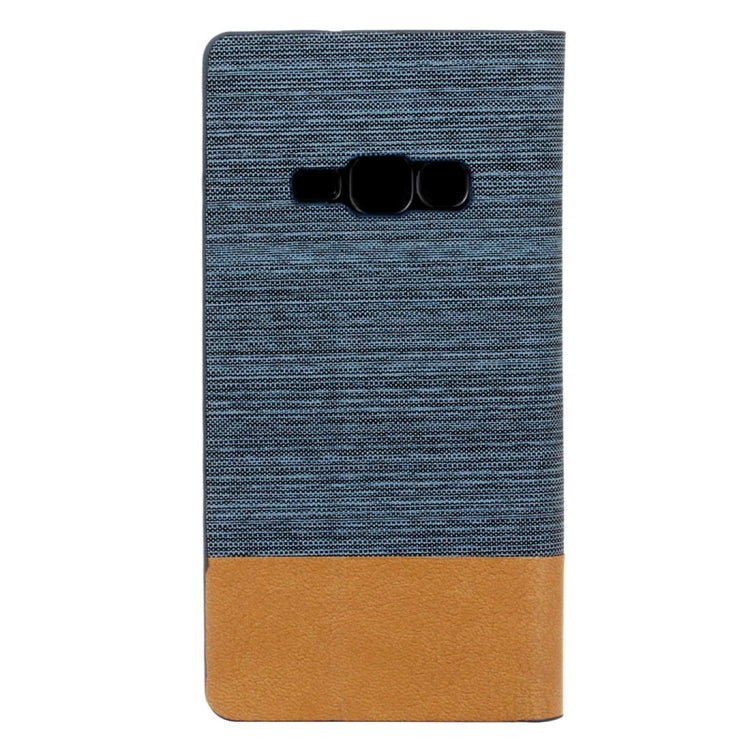 For Galaxy J1 (2016) / J120 Canvas Pattern PU + TPU Horizontal Flip Leather Case with Holder & Card Slots