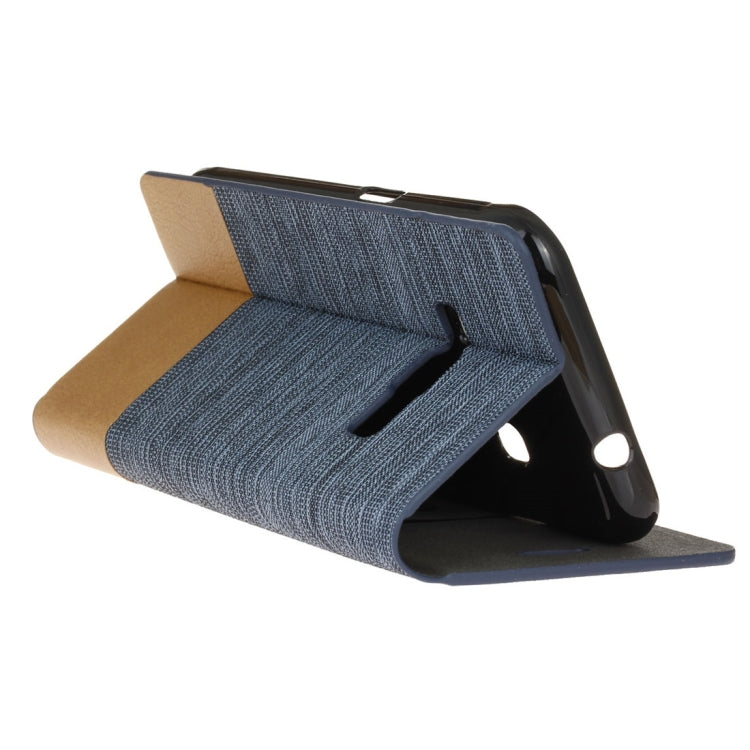 For Galaxy J1 (2016) / J120 Canvas Pattern PU + TPU Horizontal Flip Leather Case with Holder & Card Slots