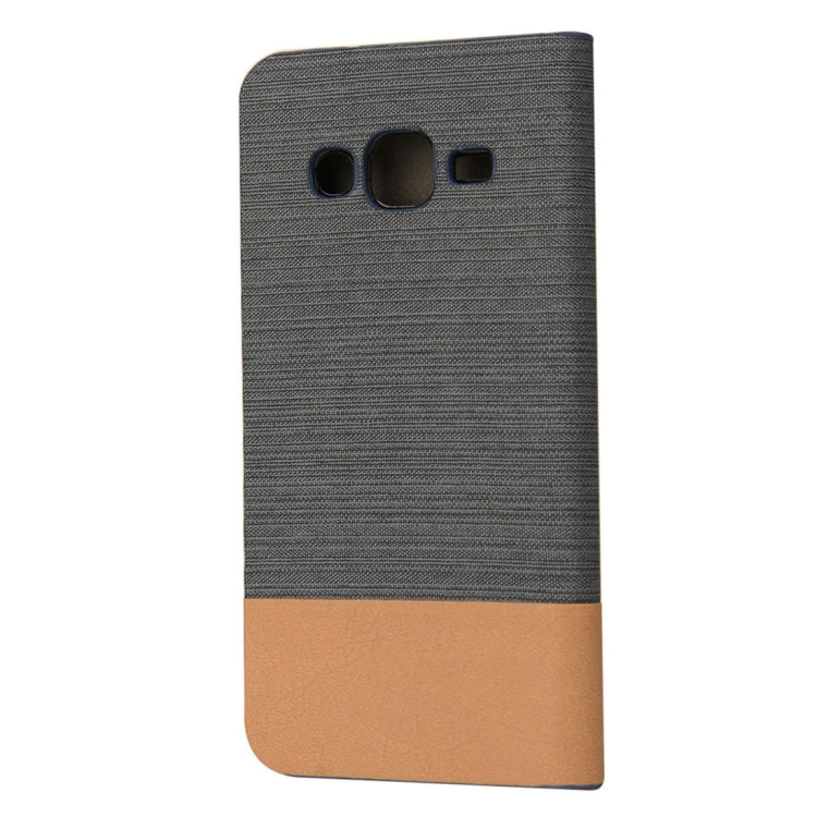 For Galaxy J2 Canvas Pattern PU + TPU Horizontal Flip Leather Case with Holder & Card Slots