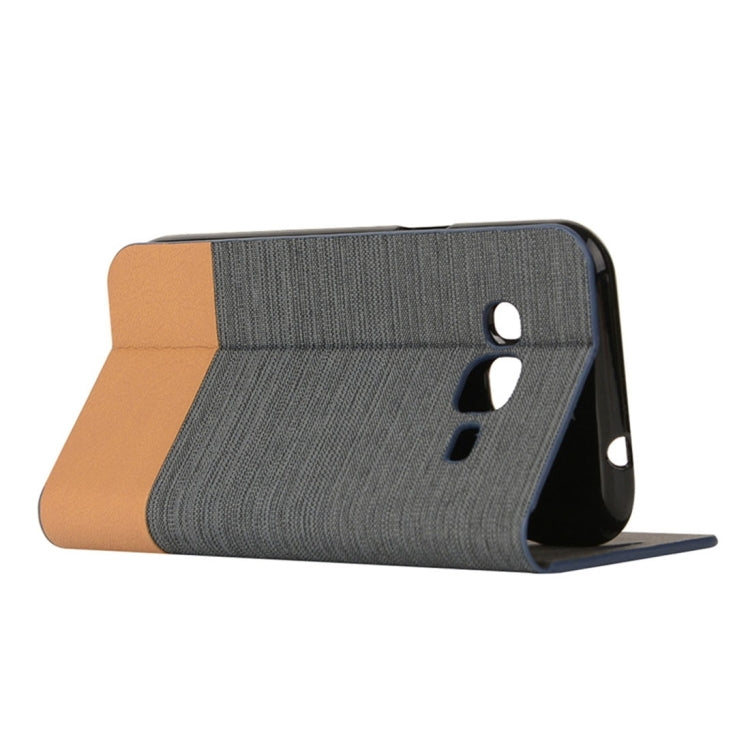 For Galaxy J2 Canvas Pattern PU + TPU Horizontal Flip Leather Case with Holder & Card Slots