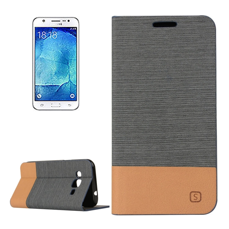 For Galaxy J2 Canvas Pattern PU + TPU Horizontal Flip Leather Case with Holder & Card Slots