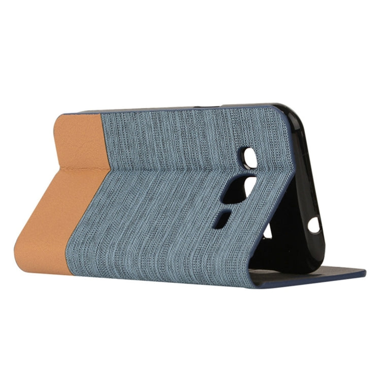 For Galaxy J2 Canvas Pattern PU + TPU Horizontal Flip Leather Case with Holder & Card Slots