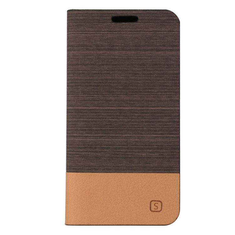 For Galaxy J2 Canvas Pattern PU + TPU Horizontal Flip Leather Case with Holder & Card Slots