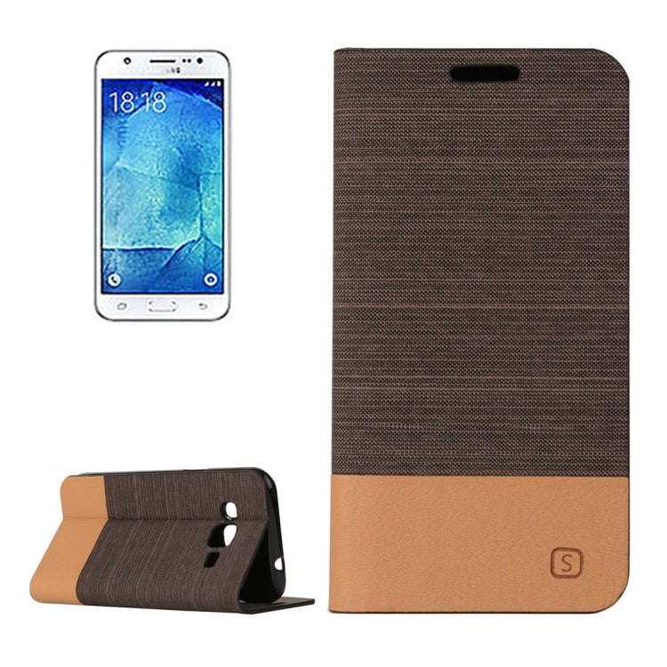 For Galaxy J2 Canvas Pattern PU + TPU Horizontal Flip Leather Case with Holder & Card Slots