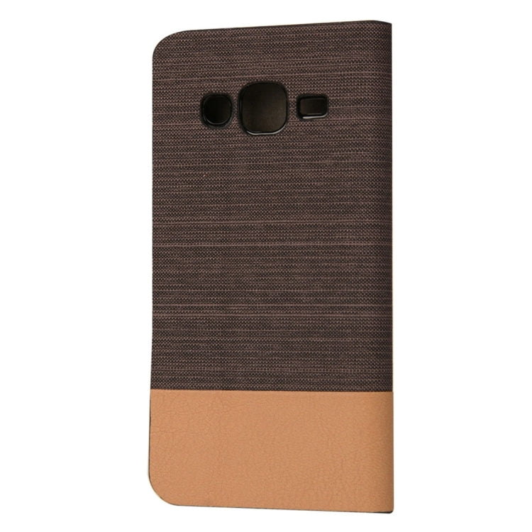For Galaxy J2 Canvas Pattern PU + TPU Horizontal Flip Leather Case with Holder & Card Slots