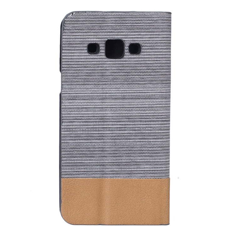 For Galaxy J3 Pro / J311 Canvas Pattern PU + TPU Horizontal Flip Leather Case with Holder & Card Slots