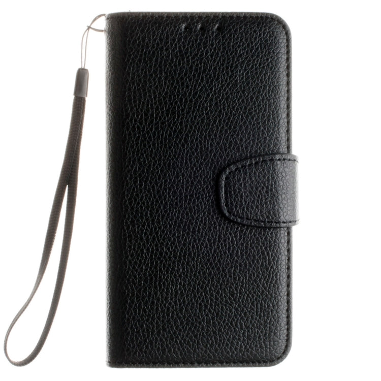 For Galaxy J5 / J510 (2016) Litchi Texture Horizontal Flip PU Leather Case with Holder & Card Slots & Wallet & Photo Frame & Lanyard