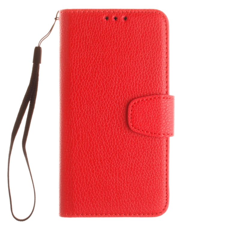 For Galaxy J5 / J510 (2016) Litchi Texture Horizontal Flip PU Leather Case with Holder & Card Slots & Wallet & Photo Frame & Lanyard