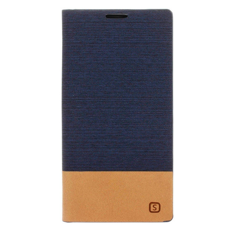 For Galaxy S7 / G930 Canvas Pattern PU + TPU Horizontal Flip Leather Case with Holder & Card Slots