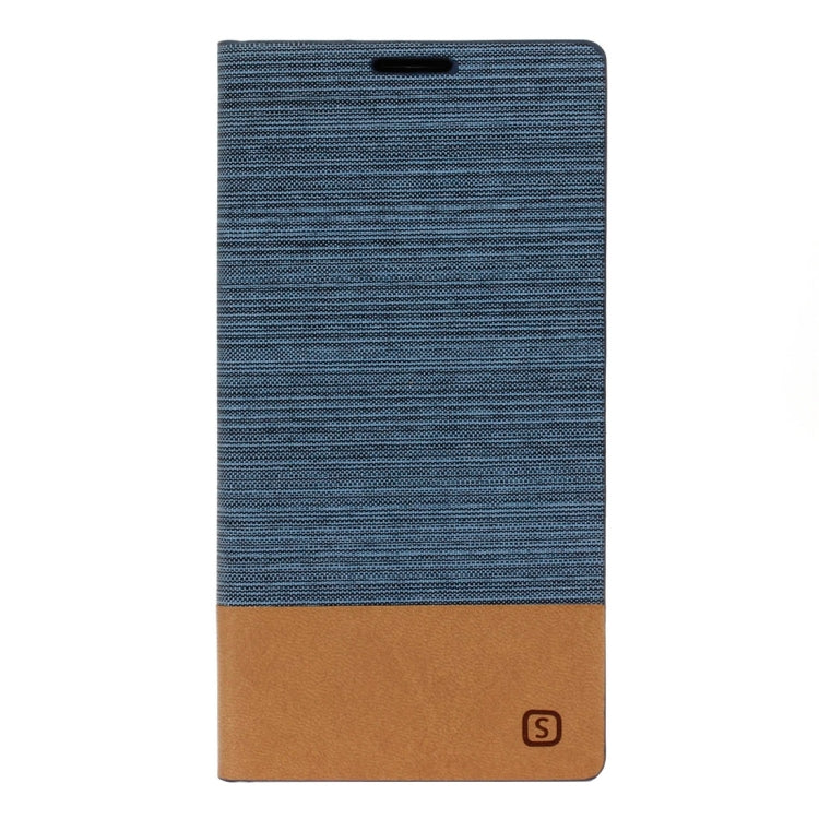 For Galaxy S7 / G930 Canvas Pattern PU + TPU Horizontal Flip Leather Case with Holder & Card Slots