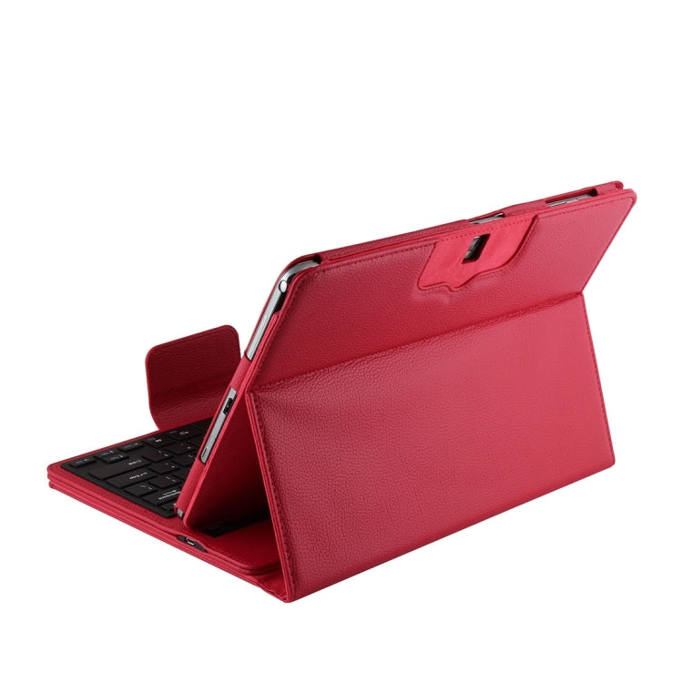 For 12.2 inch Galaxy Note Pro / P900 Separable Litchi Texture Horizontal Flip Leather Tablet Case + Bluetooth Keyboard with Holder & Selfie Function