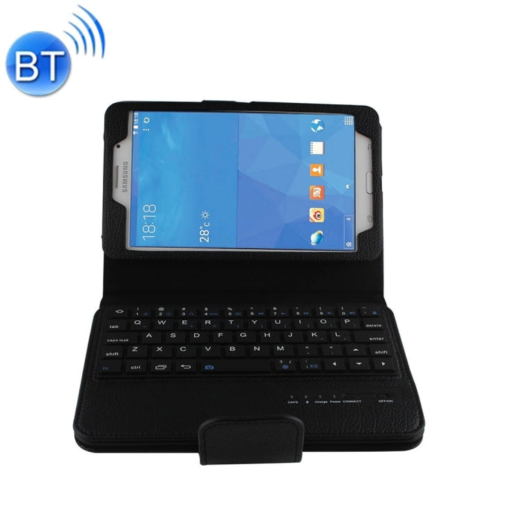 For Galaxy Tab 4 7.0 / T230 Separable Litchi Texture Horizontal Flip Leather Tablet Case + Bluetooth Keyboard with Holder & Selfie Function