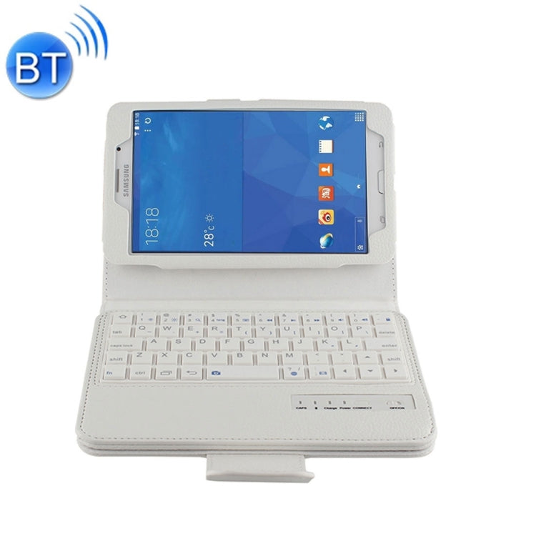 For Galaxy Tab 4 7.0 / T230 Separable Litchi Texture Horizontal Flip Leather Tablet Case + Bluetooth Keyboard with Holder & Selfie Function