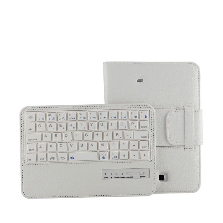 For Galaxy Tab 4 7.0 / T230 Separable Litchi Texture Horizontal Flip Leather Tablet Case + Bluetooth Keyboard with Holder & Selfie Function
