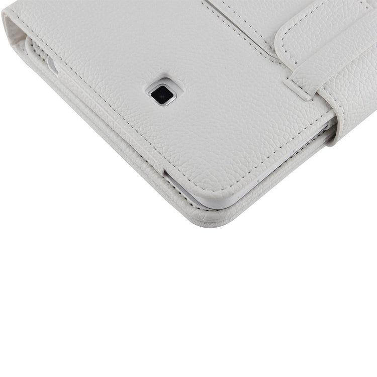 For Galaxy Tab 4 7.0 / T230 Separable Litchi Texture Horizontal Flip Leather Tablet Case + Bluetooth Keyboard with Holder & Selfie Function