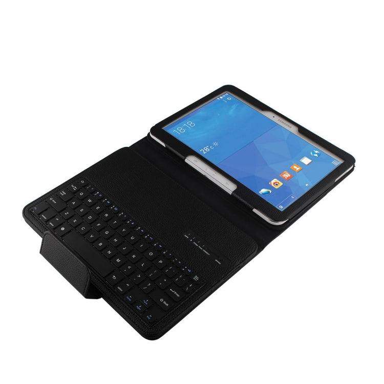 For Galaxy Tab 4 10.1 / T530 Separable Litchi Texture Horizontal Flip Leather Tablet Case + Bluetooth Keyboard with Holder & Selfie Function