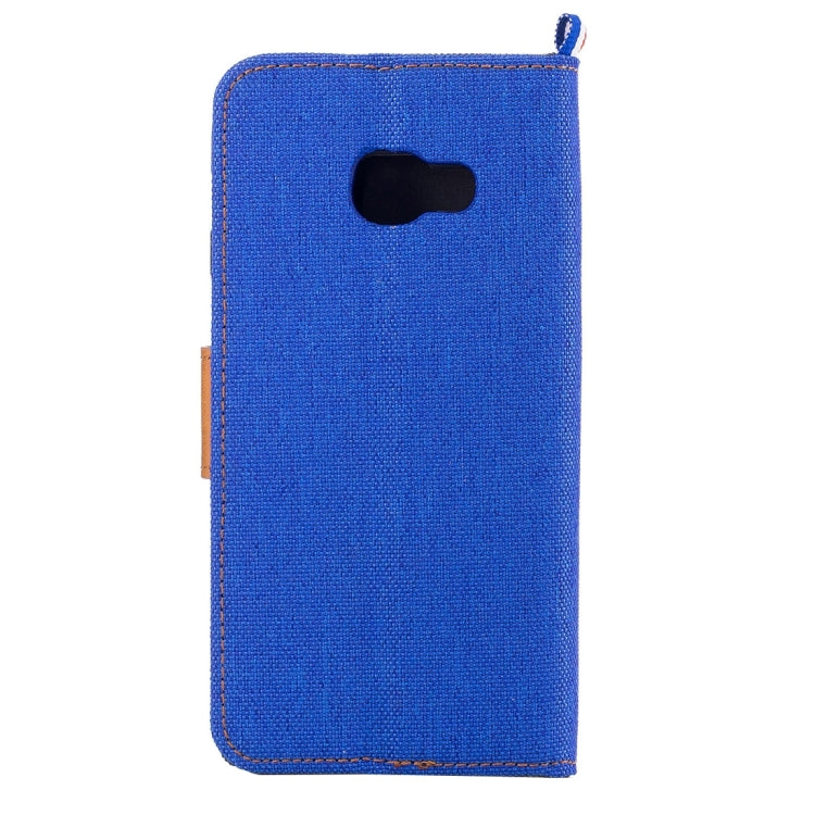 For Galaxy A5 (2017) / A520 Denim Texture Horizontal Flip Leather Case with Holder & Card Slots