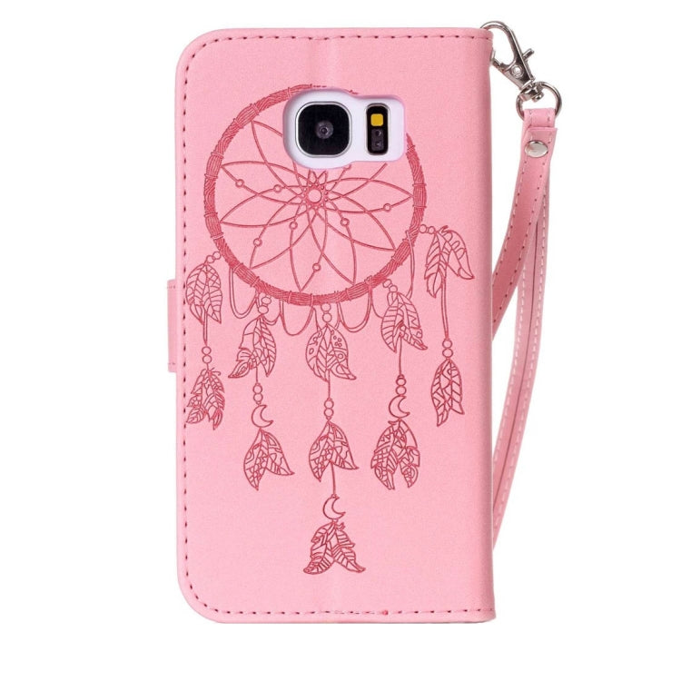 For Galaxy S7 Edge / G935 Dream Catcher Printing Horizontal Flip Leather Case with Holder & Card Slots & Wallet & Lanyard