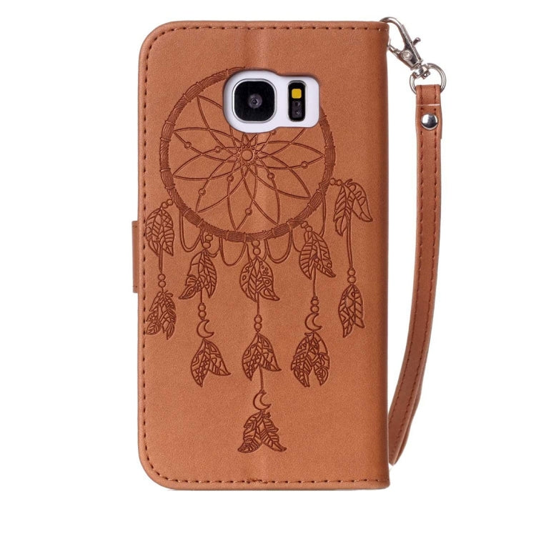 For Galaxy S7 Edge / G935 Dream Catcher Printing Horizontal Flip Leather Case with Holder & Card Slots & Wallet & Lanyard