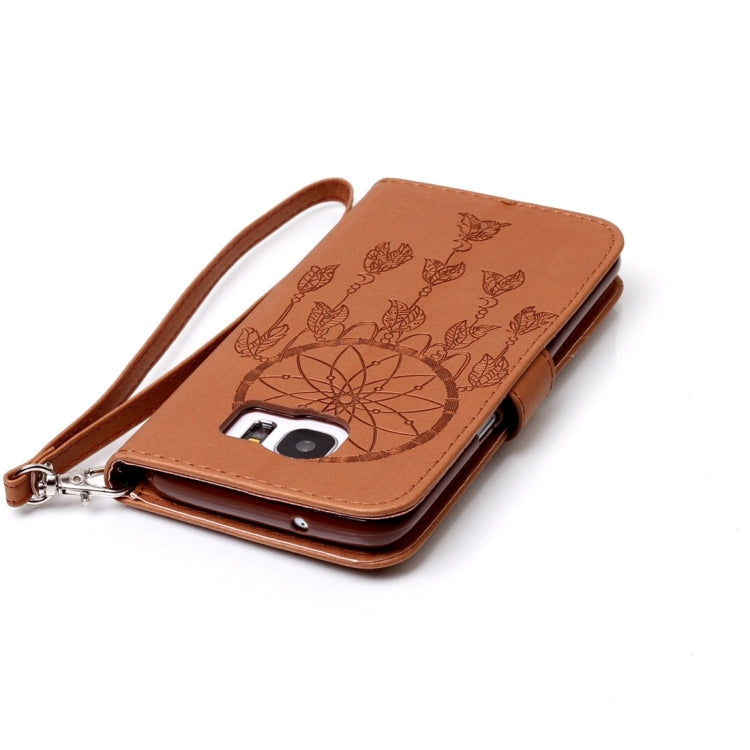 For Galaxy S7 Edge / G935 Dream Catcher Printing Horizontal Flip Leather Case with Holder & Card Slots & Wallet & Lanyard