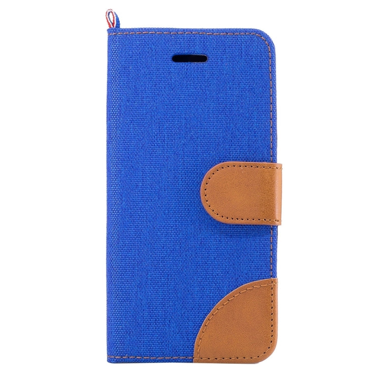 For Galaxy J3 (2017) Denim Texture Horizontal Flip Leather Case with Holder & Card Slots