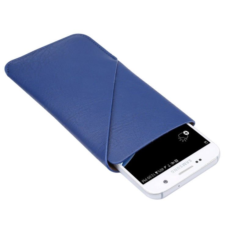 5.2 inch Universal Elephant Skin Texture Vertical Style Pouch Case Bag with Card Slot, For iPhone X , Galaxy S7 / S6, Huawei P9, etc.