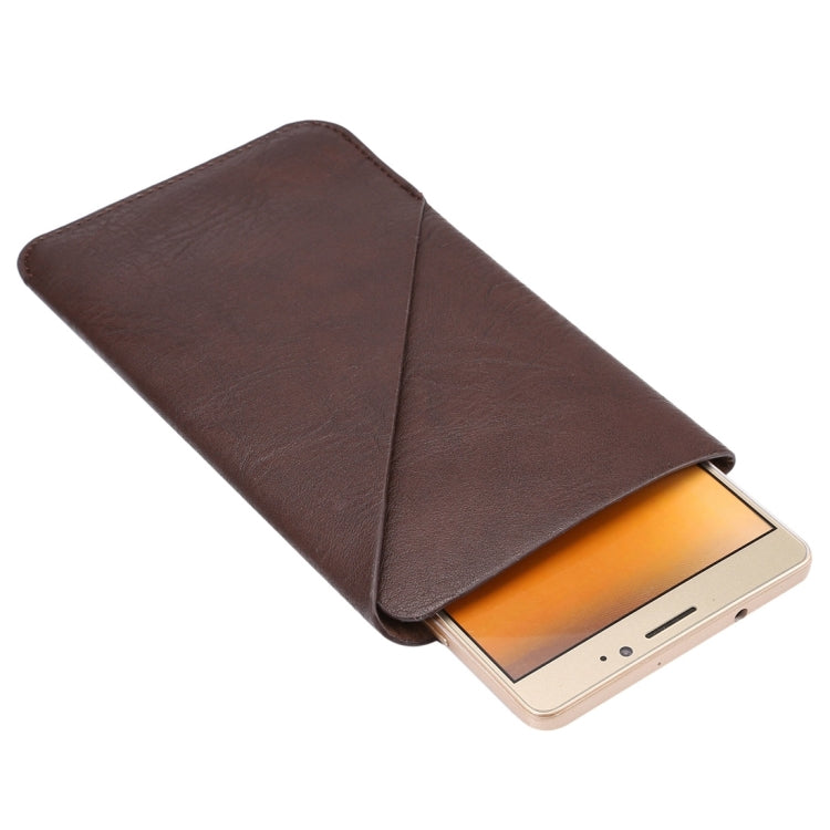 6.3 inch Universal Elephant Skin Texture Vertical Style Pouch Case Bag with Card Slot, For Galaxy Mega 6.3, Huawei Mate 8 / Mate 7, etc.