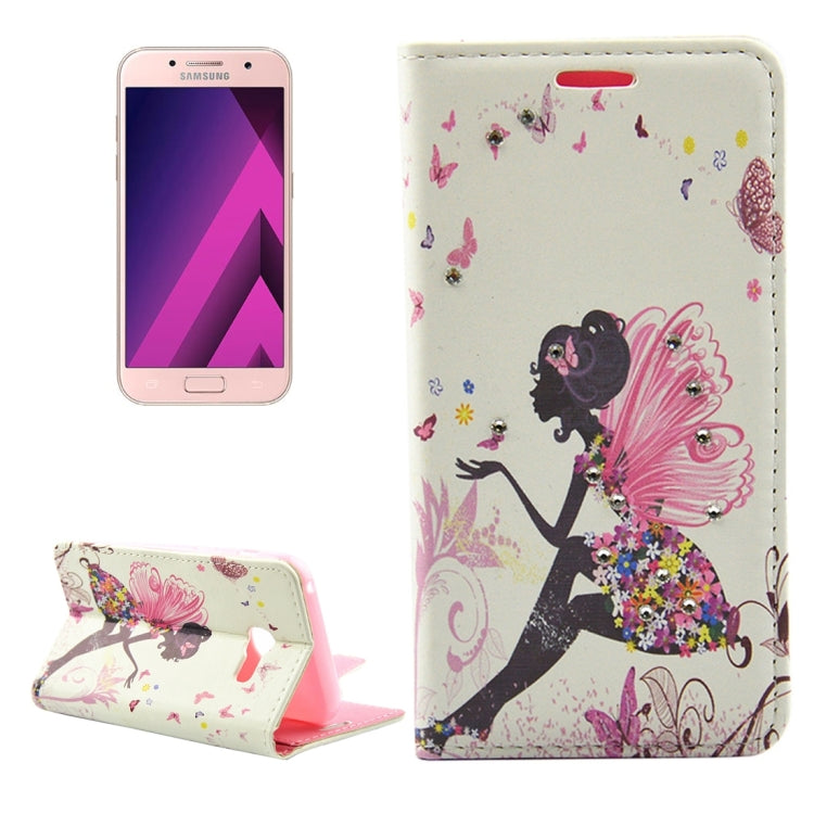 For Galaxy A3 (2017) / A320 Butterfly and