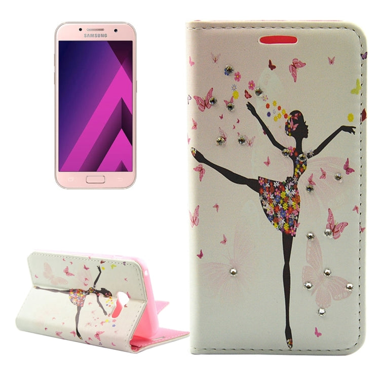 For Galaxy A3 (2017) / A320 Butterfly and