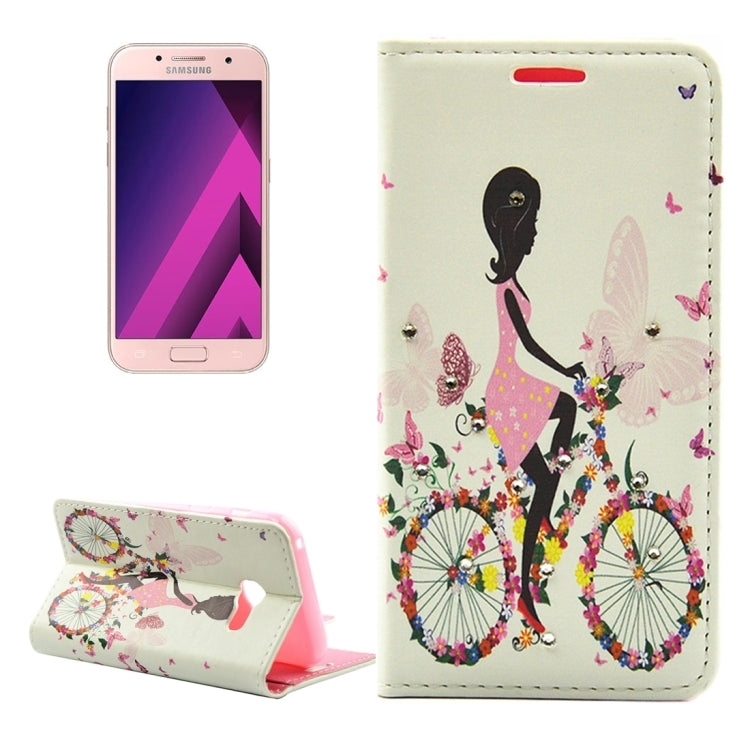 For Galaxy A5 (2017) / A520 Butterfly and