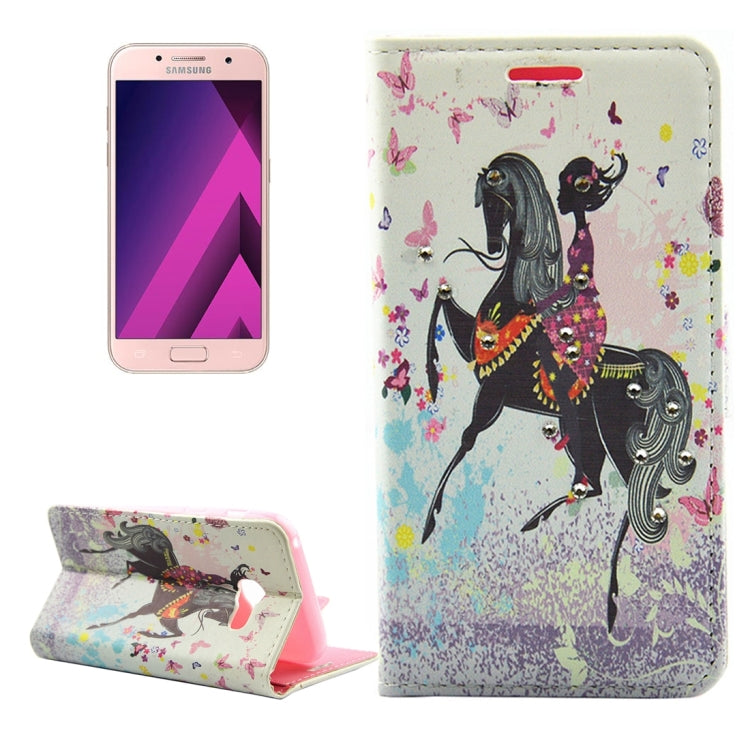 For Galaxy A5 (2017) / A520 Butterfly and