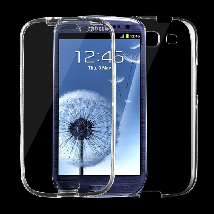 For Galaxy SIII / i9300 0.75mm Double-sided Ultra-thin Transparent TPU Protective Case(Transparent)