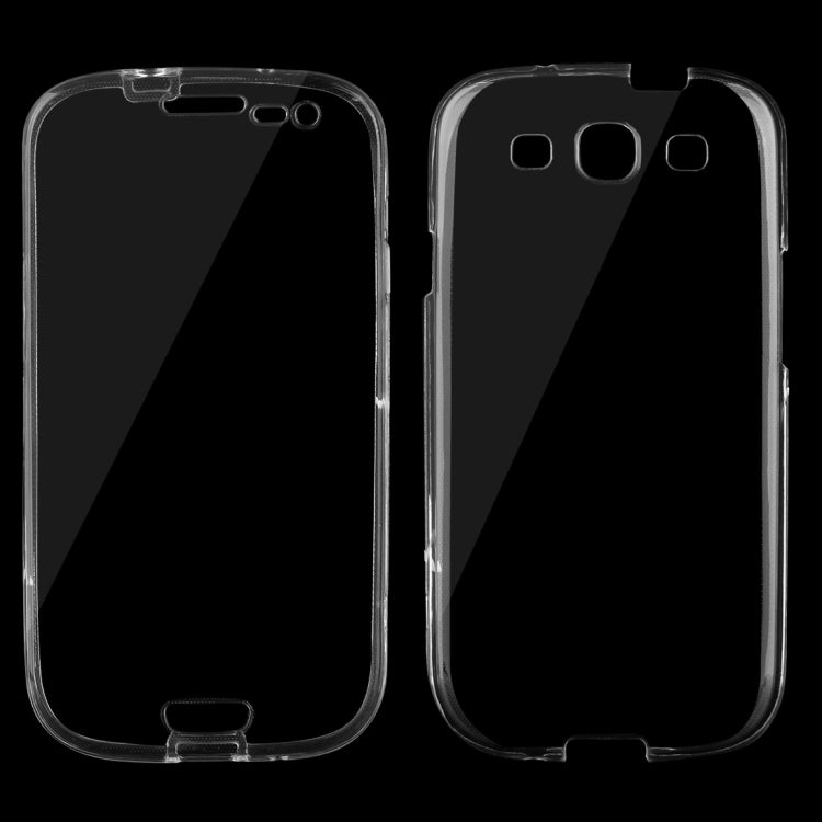 For Galaxy SIII / i9300 0.75mm Double-sided Ultra-thin Transparent TPU Protective Case(Transparent)