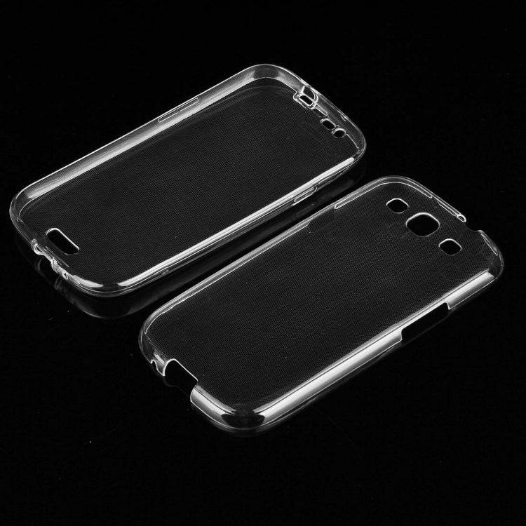 For Galaxy SIII / i9300 0.75mm Double-sided Ultra-thin Transparent TPU Protective Case(Transparent)