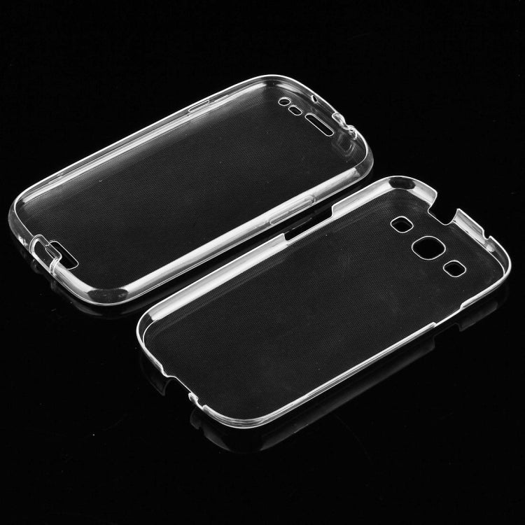 For Galaxy SIII / i9300 0.75mm Double-sided Ultra-thin Transparent TPU Protective Case(Transparent)