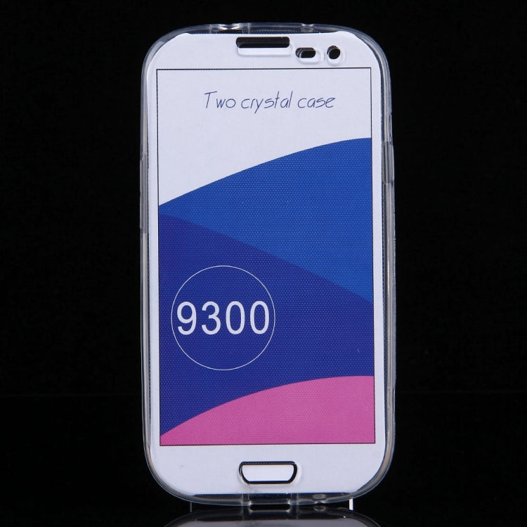 For Galaxy SIII / i9300 0.75mm Double-sided Ultra-thin Transparent TPU Protective Case(Transparent)