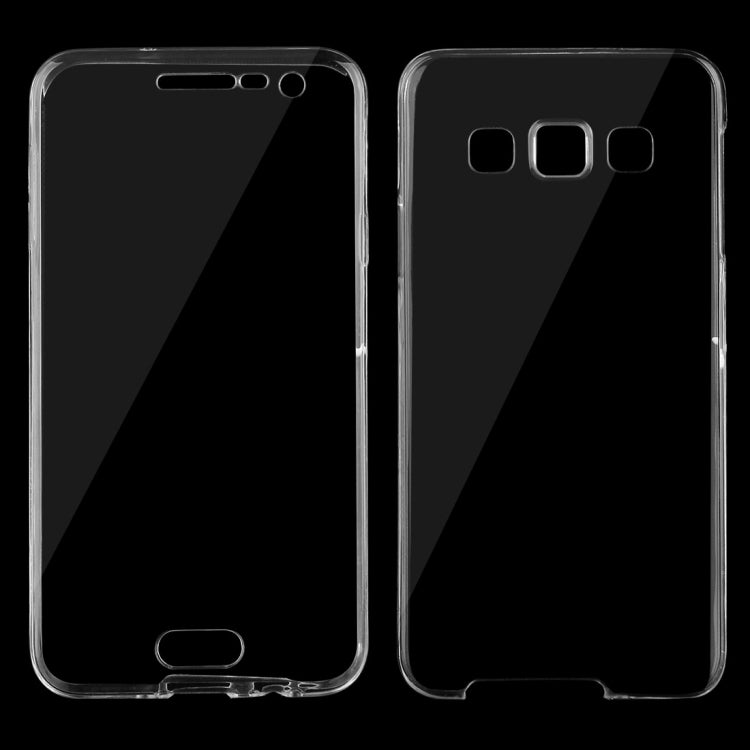 For Galaxy A3 / A300F 0.75mm Double-sided Ultra-thin Transparent TPU Protective Case(Transparent)