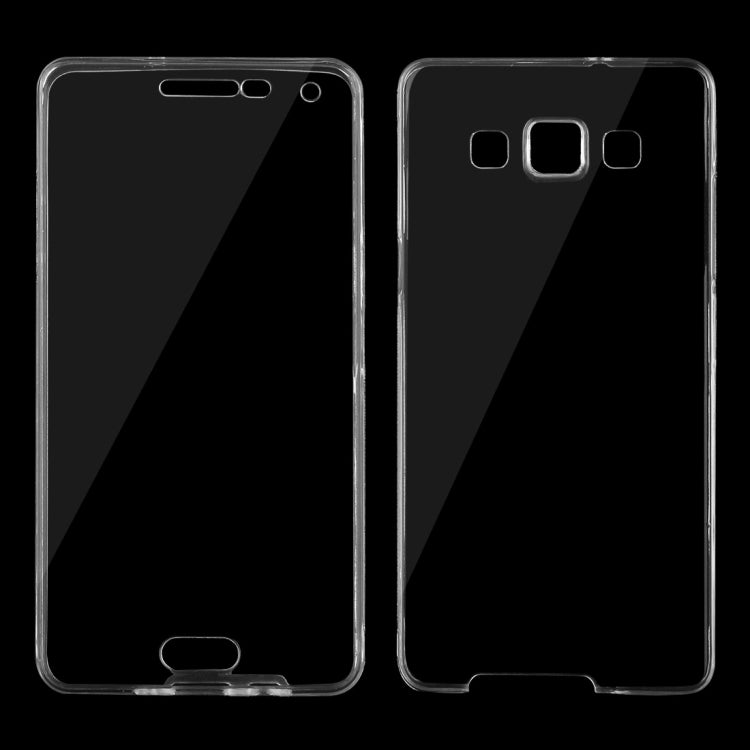 For Galaxy A5 / A500 0.75mm Double-sided Ultra-thin Transparent TPU Protective Case (Transparent)