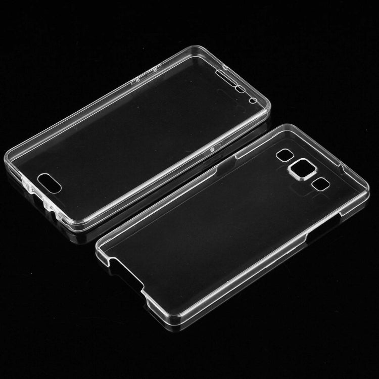 For Galaxy A5 / A500 0.75mm Double-sided Ultra-thin Transparent TPU Protective Case (Transparent)