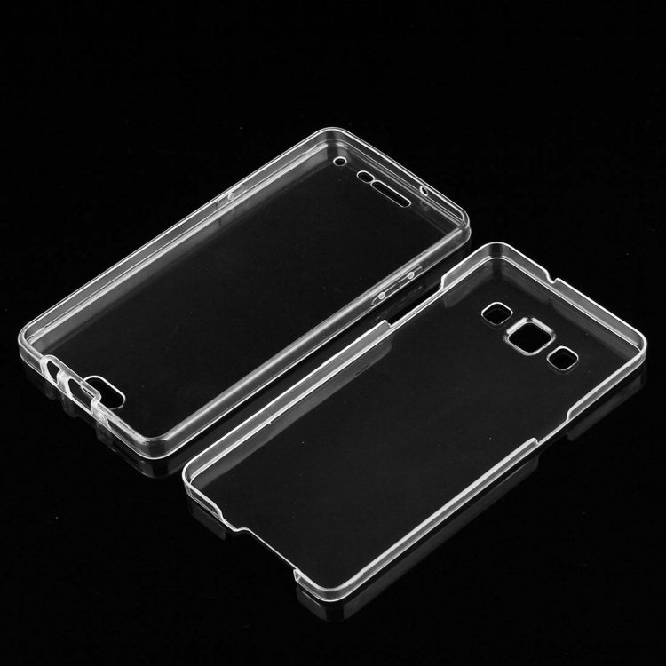 For Galaxy A5 / A500 0.75mm Double-sided Ultra-thin Transparent TPU Protective Case (Transparent)