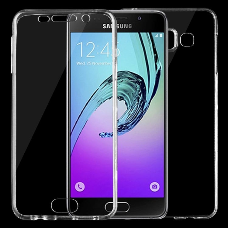 For Galaxy A3 (2016) / A310 0.75mm Double-sided Ultra-thin Transparent TPU Protective Case (Transparent)