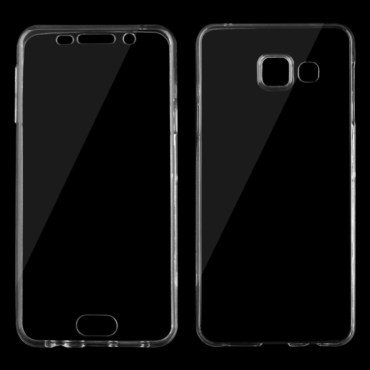 For Galaxy A3 (2016) / A310 0.75mm Double-sided Ultra-thin Transparent TPU Protective Case (Transparent)