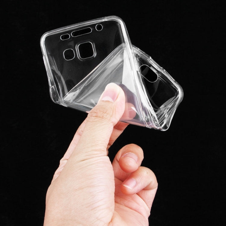 For Galaxy A3 (2016) / A310 0.75mm Double-sided Ultra-thin Transparent TPU Protective Case (Transparent)